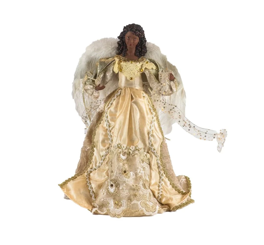 Flash Sale 🛒 The 🎅 Christmas Palace 16" IVORY ANGEL TREE TOPPER Angels & Toppers ❤️ 1 The Christmas Palace 16" IVORY ANGEL TREE TOPPER Angels & Toppers