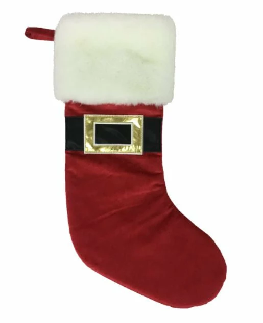Discount π The π Christmas Palace 22" RED SANTA BELT STOCKING β¨ 1 The Christmas Palace 22" RED SANTA BELT STOCKING