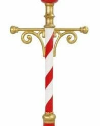 The Christmas Palace 7 FT RED & WHITE CHRISTMAS LAMPOST