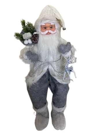 Hot Sale π₯° The π Christmas Palace 2 FT WHITE π§₯ COAT SITTING SANTA Santas β€οΈ 1 The Christmas Palace 2 FT WHITE COAT SITTING SANTA Santas