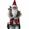 The Christmas Palace Santas 18" RED SANTA SITTING ON A SLEIGH