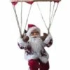The Christmas Palace Santas 18" RED PARACHUTE SANTA WITH BAG
