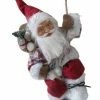 The Christmas Palace Santas 12" CLIMBING SANTA WITH ROPE