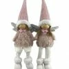 The Christmas Palace Angels & Toppers 21" SITTING ANGELS BOY & GIRL ASSORTED SET OF 2