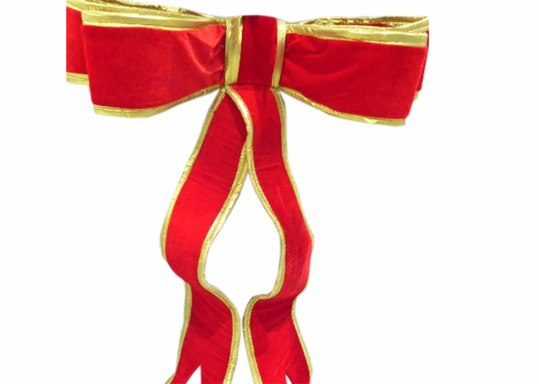 Buy π The π Christmas Palace 3 FT X 4 FT RED & GOLD BOW Ribbon & Bows β€οΈ 1 The Christmas Palace 3 FT X 4 FT RED & GOLD BOW Ribbon & Bows