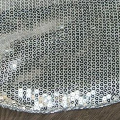 The Christmas Palace 48" SILVER SEQUIN TREE SKIRT
