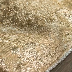 The Christmas Palace Skirts & Stockings 48" GOLDEN MESH FILIGREE TREE SKIRT