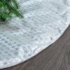 The Christmas Palace Skirts & Stockings 48" WHITE & SILVER GLITTER TREE SKIRT