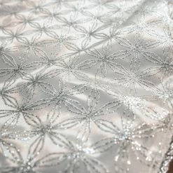 The Christmas Palace Skirts & Stockings 48" WHITE & SILVER GLITTER TREE SKIRT