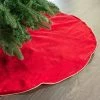 The Christmas Palace 48" RED VELVET TREE SKIRT