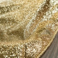 The Christmas Palace 48" GOLD GLITTER TREE SKIRT Skirts & Stockings
