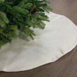 The Christmas Palace 48" WHITE TREE SKIRT