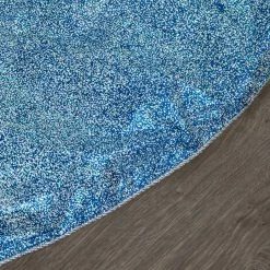 The Christmas Palace All About The Blues 60" ARCTIC BLUE GLITTER TREE SKIRT