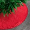 The Christmas Palace 60" RED METALLIC TREE SKIRT