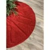 The Christmas Palace Skirts & Stockings 64" RED CHENILLE KNIT TREESKIRT