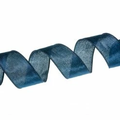 Flash Sale π The π Christmas Palace 2.5" X 10YD NAVY BLUE VELVET RIBBON SET OF 3 All About The Blues π 6 The Christmas Palace 2.5