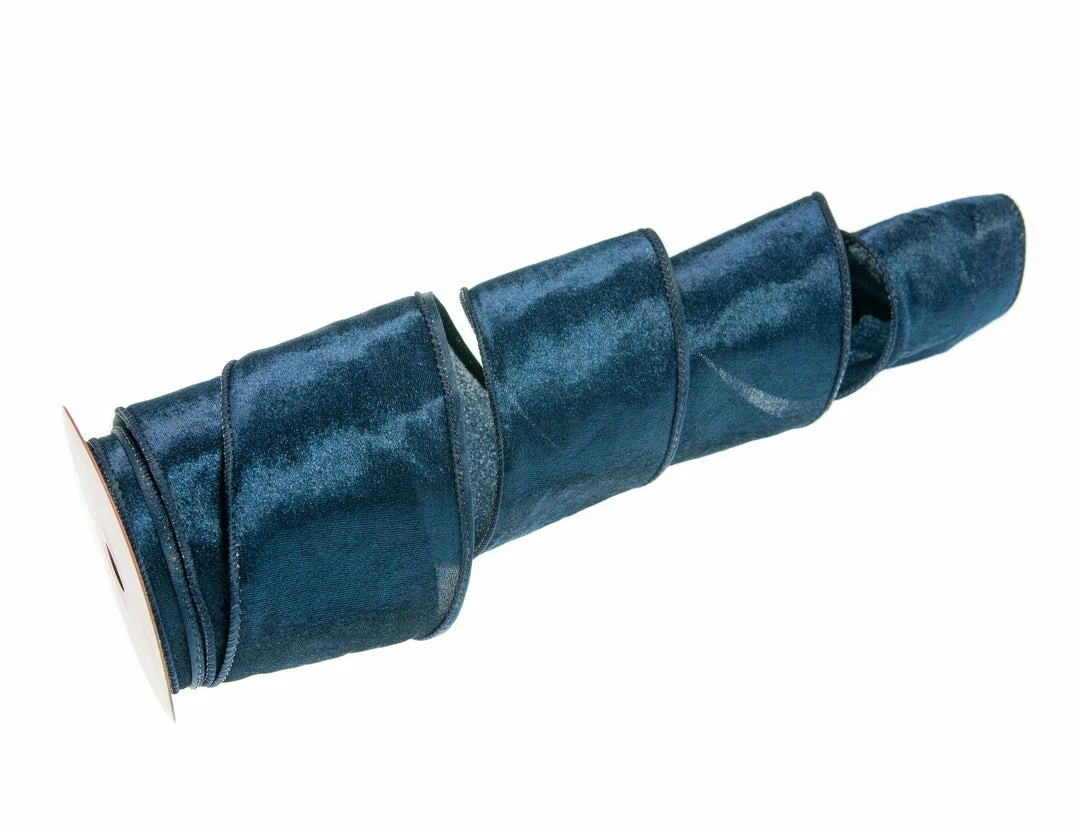 Best Sale π The π Christmas Palace 4" X 10YD NAVY BLUE VELVET RIBBON SET OF 3 All About The Blues βοΈ 1 The Christmas Palace 4" X 10YD NAVY BLUE VELVET RIBBON SET OF 3 All About The Blues
