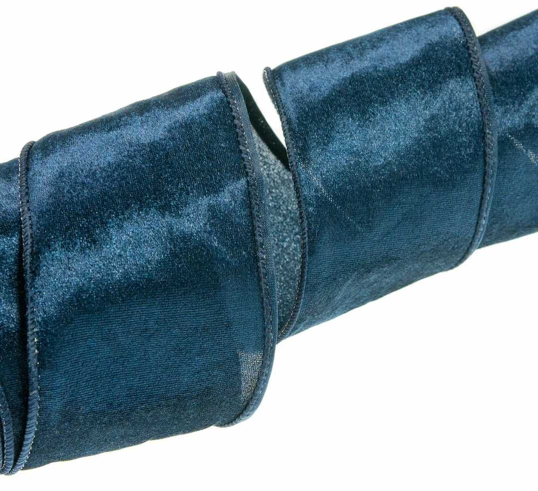 Best Sale π The π Christmas Palace 4" X 10YD NAVY BLUE VELVET RIBBON SET OF 3 All About The Blues βοΈ 4 The Christmas Palace 4" X 10YD NAVY BLUE VELVET RIBBON SET OF 3 All About The Blues