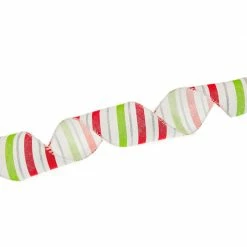 Flash Sale π₯ The π Christmas Palace 2.5" X 10YD WHITE, RED, & LIME GREEN RIBBON SET OF 3 π― 7 The Christmas Palace 2.5