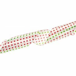 Buy β¨ The π Christmas Palace 4" X 10YD RED & GREEN POLKA DOT RIBBON β 7 The Christmas Palace 4