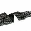 The Christmas Palace 2.5" X 10YD BLACK & SILVER RIBBON SET OF 3 Ribbon & Bows