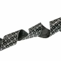 Hot Sale β¨ The π Christmas Palace 2.5" X 10YD BLACK & SILVER RIBBON SET OF 3 Ribbon & Bows π 7 The Christmas Palace 2.5