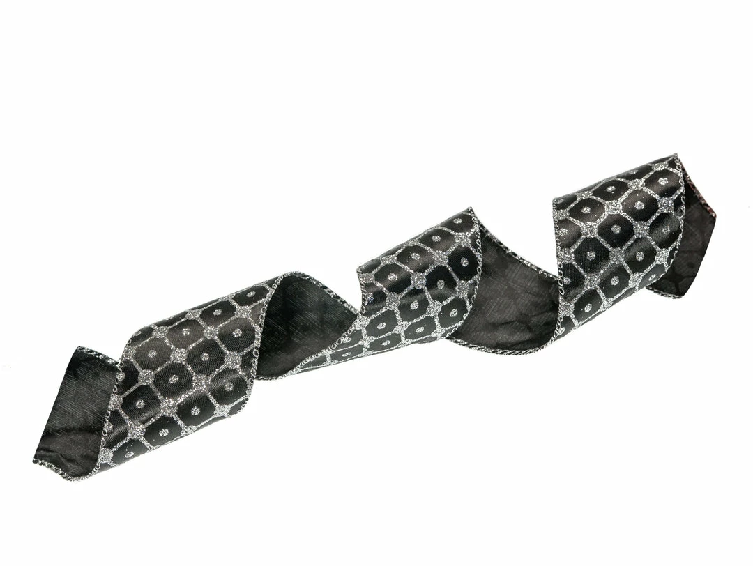 Hot Sale β¨ The π Christmas Palace 2.5" X 10YD BLACK & SILVER RIBBON SET OF 3 Ribbon & Bows π 4 The Christmas Palace 2.5" X 10YD BLACK & SILVER RIBBON SET OF 3 Ribbon & Bows