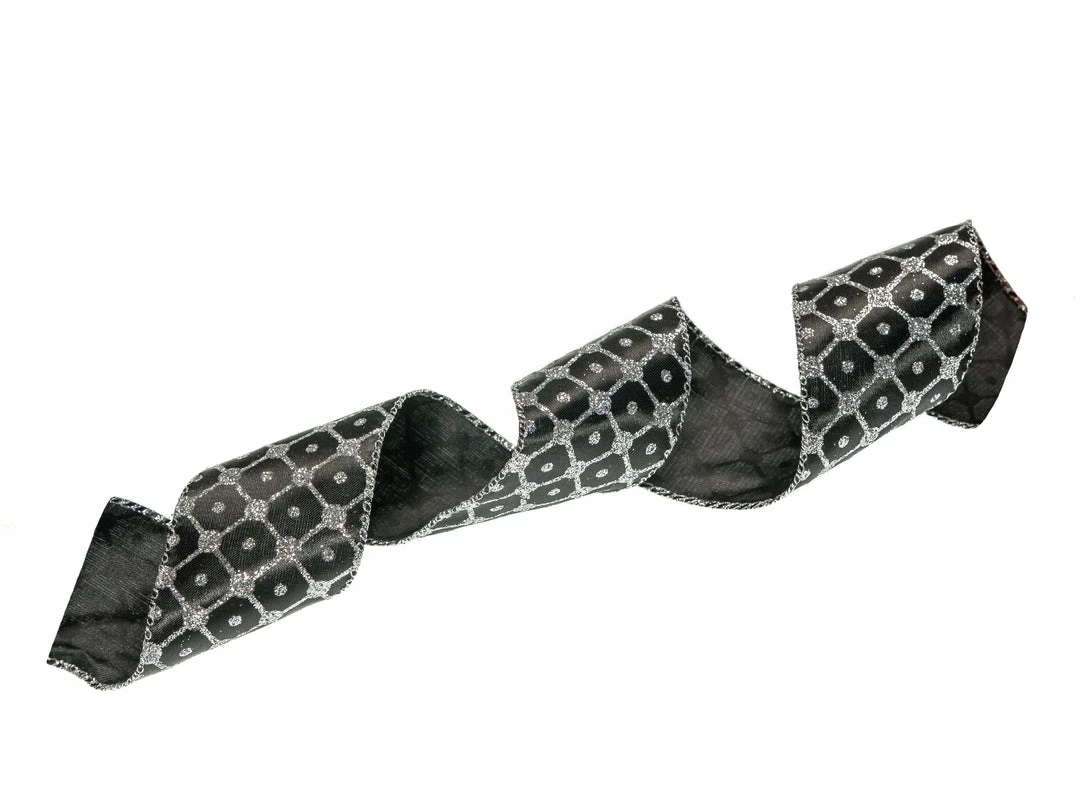 Brand new π The π Christmas Palace 4" X 10YD BLACK & SILVER RIBBON SET OF 3 Ribbon & Bows π 4 The Christmas Palace 4" X 10YD BLACK & SILVER RIBBON SET OF 3 Ribbon & Bows