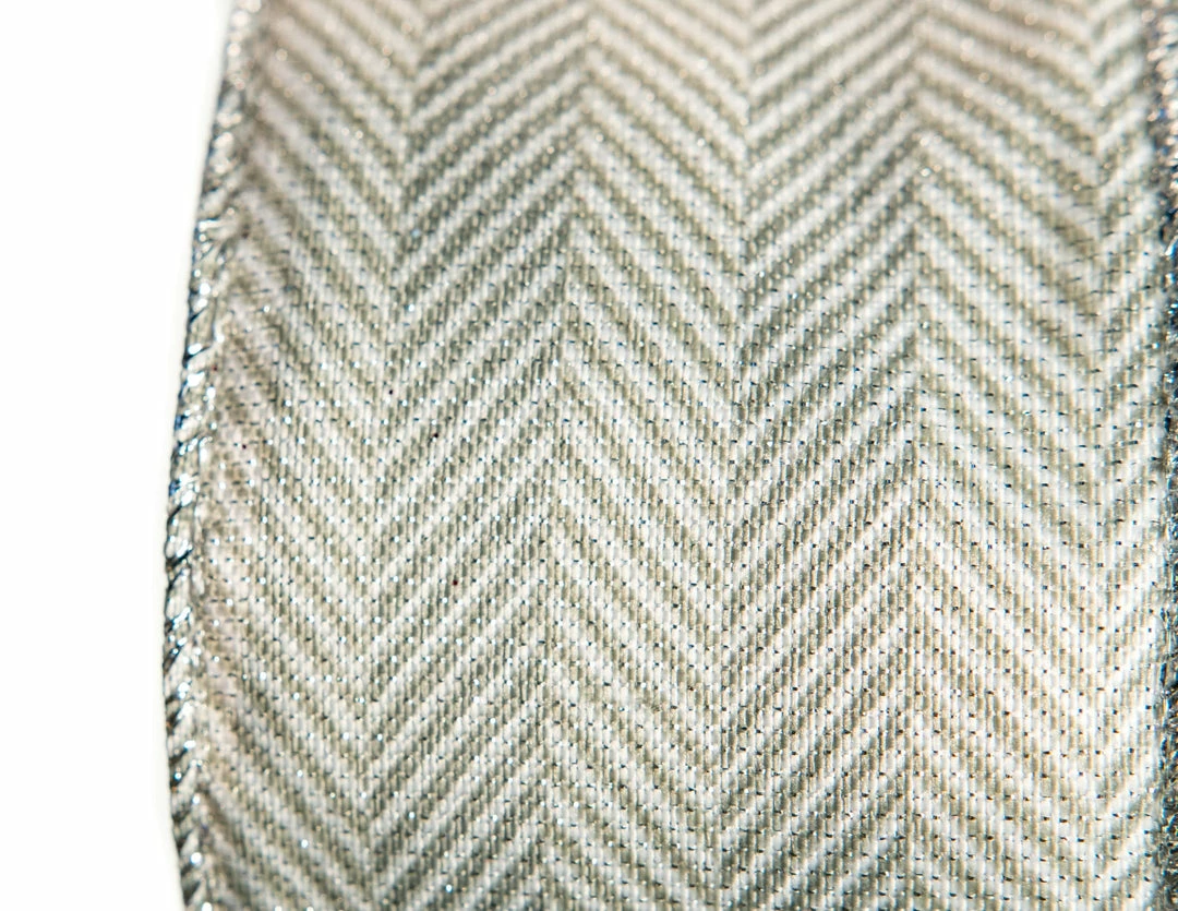 Best Sale π€© The π Christmas Palace Ribbon & Bows 2.5" X 10YD GREY CHEVRON RIBBON SET OF 3 π€© 2 The Christmas Palace Ribbon & Bows 2.5" X 10YD GREY CHEVRON RIBBON SET OF 3