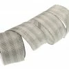 The Christmas Palace Ribbon & Bows 2.5" X 10YD GREY CHEVRON RIBBON SET OF 3