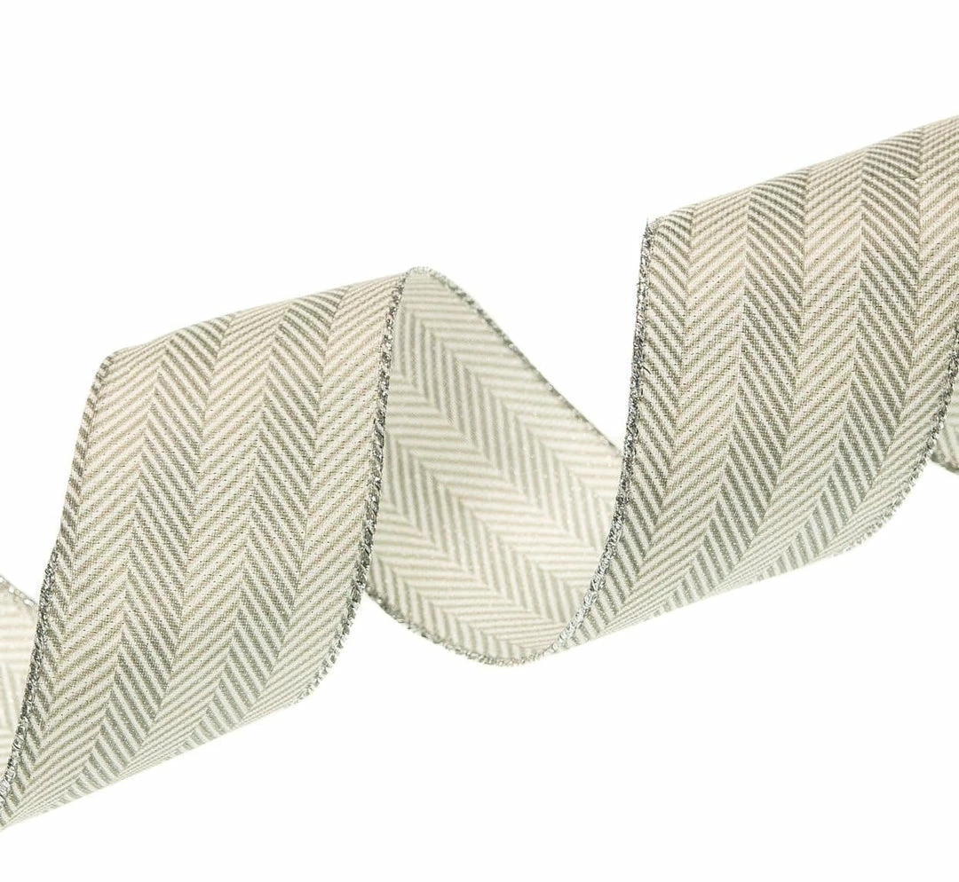 Best Sale π€© The π Christmas Palace Ribbon & Bows 2.5" X 10YD GREY CHEVRON RIBBON SET OF 3 π€© 3 The Christmas Palace Ribbon & Bows 2.5" X 10YD GREY CHEVRON RIBBON SET OF 3