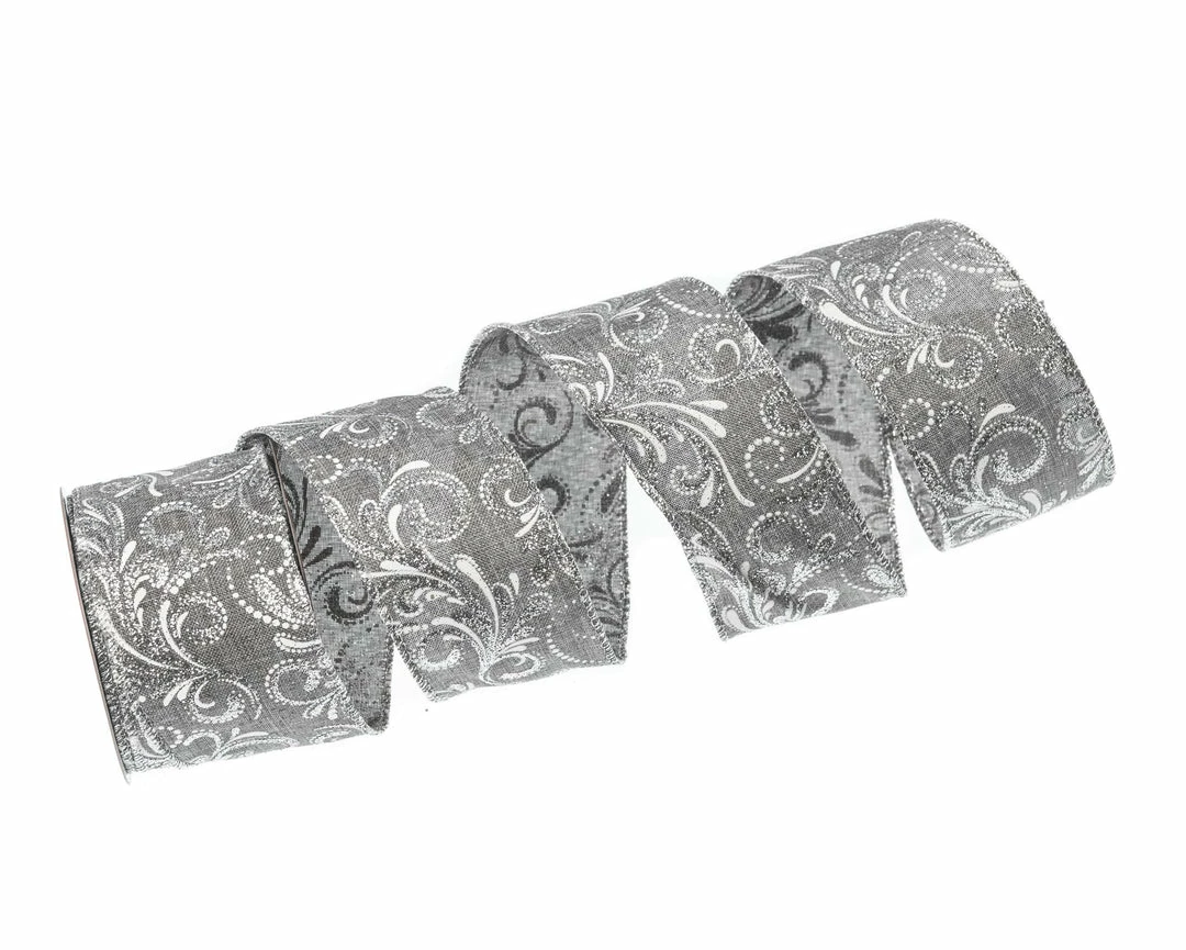 Deals π― The β Christmas Palace 2.5" X 10YD PEWTER & SILVER RIBBON SET OF 3 Ribbon & Bows π 2 The Christmas Palace 2.5" X 10YD PEWTER & SILVER RIBBON SET OF 3 Ribbon & Bows