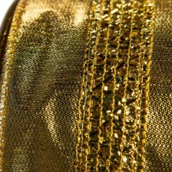 The Christmas Palace 2.5" X 10YD GOLD MESH RIBBON SET OF 3