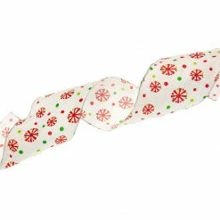 Cheapest π The β Christmas Palace Ribbon & Bows 4" X 10YD WHITE, RED, & GREEN SNOWFLAKE RIBBON SET OF 3 π 7 The Christmas Palace Ribbon & Bows 4