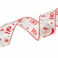 Best reviews of π€© The π Christmas Palace Ribbon & Bows 1.5" X 10YD WHITE & RED SANTA HO-HO-HO RIBBON SET OF 3 π 6 The Christmas Palace Ribbon & Bows 1.5
