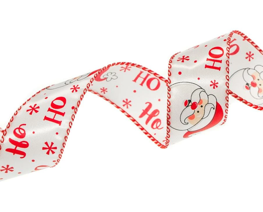 Best reviews of π€© The π Christmas Palace Ribbon & Bows 1.5" X 10YD WHITE & RED SANTA HO-HO-HO RIBBON SET OF 3 π 3 The Christmas Palace Ribbon & Bows 1.5" X 10YD WHITE & RED SANTA HO-HO-HO RIBBON SET OF 3