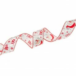 Best reviews of π€© The π Christmas Palace Ribbon & Bows 1.5" X 10YD WHITE & RED SANTA HO-HO-HO RIBBON SET OF 3 π 7 The Christmas Palace Ribbon & Bows 1.5