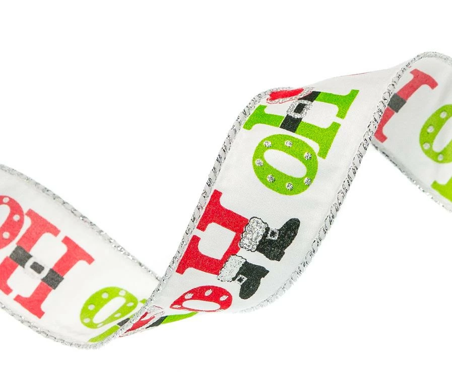 Brand new π The π Christmas Palace 1.5" X 10YD WHITE, RED, & GREEN HO-HO-HO RIBBON SET OF 3 Ribbon & Bows π 3 The Christmas Palace 1.5" X 10YD WHITE, RED, & GREEN HO-HO-HO RIBBON SET OF 3 Ribbon & Bows
