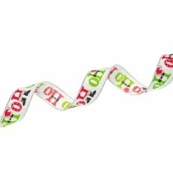 Brand new π The π Christmas Palace 1.5" X 10YD WHITE, RED, & GREEN HO-HO-HO RIBBON SET OF 3 Ribbon & Bows π 7 The Christmas Palace 1.5