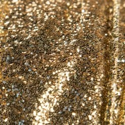 The Christmas Palace 1.5" X 10YD GOLD GLITTER RIBBON SET OF 3 Golden Empire