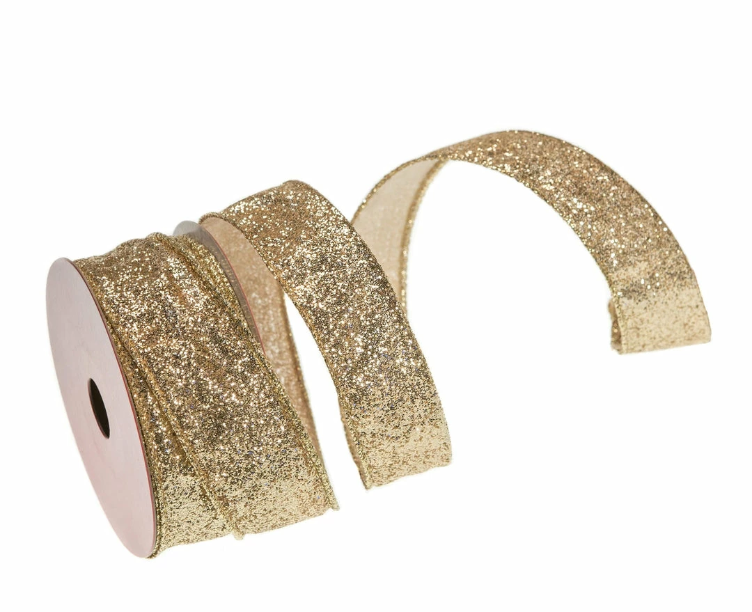 Best reviews of π The π Christmas Palace 1.5" X 10YD GOLD GLITTER RIBBON SET OF 3 Golden Empire π 1 The Christmas Palace 1.5" X 10YD GOLD GLITTER RIBBON SET OF 3 Golden Empire