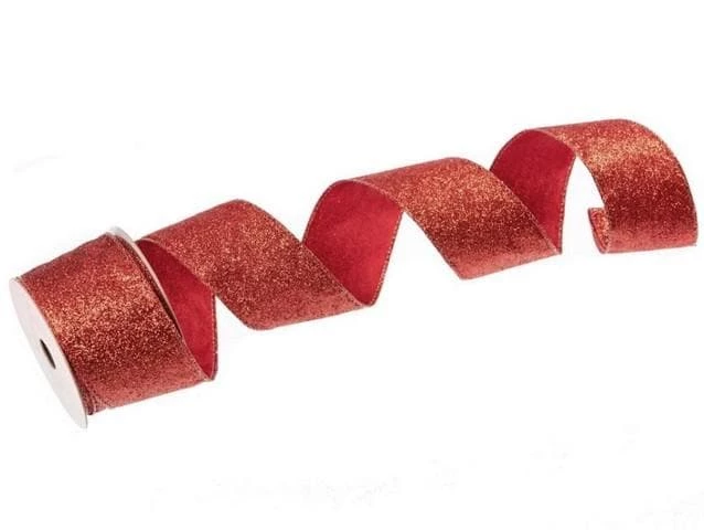 Discount π The β Christmas Palace 2.5" X 10YD RED GLITTER RIBBON SET OF 3 Ribbon & Bows π 1 The Christmas Palace 2.5" X 10YD RED GLITTER RIBBON SET OF 3 Ribbon & Bows
