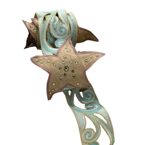 Deals π The β Christmas Palace 2.5" X 3YD SEA BLUE JEWELED COASTAL RIBBON Ribbon & Bows π₯ 1 The Christmas Palace 2.5" X 3YD SEA BLUE JEWELED COASTAL RIBBON Ribbon & Bows