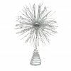The Christmas Palace Angels & Toppers 12" SILVER SNOWFLAKE TREE TOPPER