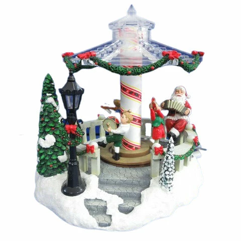 Budget π― The β Christmas Palace Animated Accessories 8" SANTA WITH BAND ROTATING FIGURINE BATTERY OPERATED βοΈ 1 The Christmas Palace Animated Accessories 8" SANTA WITH BAND ROTATING FIGURINE BATTERY OPERATED