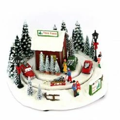 The Christmas Palace 7" ANIMATED FOREST VILLAGE