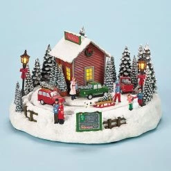 Brand new π The π Christmas Palace 7" ANIMATED FOREST VILLAGE β 7 The Christmas Palace 7