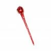 The Christmas Palace Christmas Ornaments 8" RED GLASS ICICLE DROP WITH BEADS ORNAMENT SET OF 12