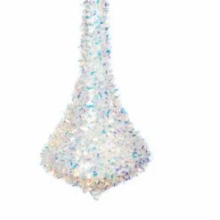 The Christmas Palace Christmas Ornaments 12" X 3" CLEAR GLASS BEAD DROP ORNAMENT SET OF 4