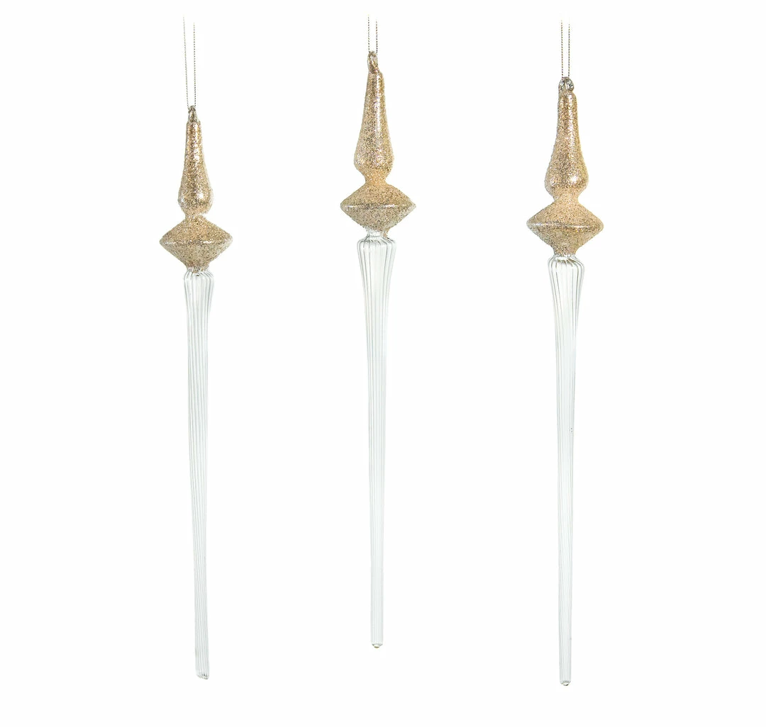 Wholesale β The π
Christmas Palace 16" CELLINE GLASS ICICLE ORNAMENT SET OF 6 π― 1 The Christmas Palace 16" CELLINE GLASS ICICLE ORNAMENT SET OF 6